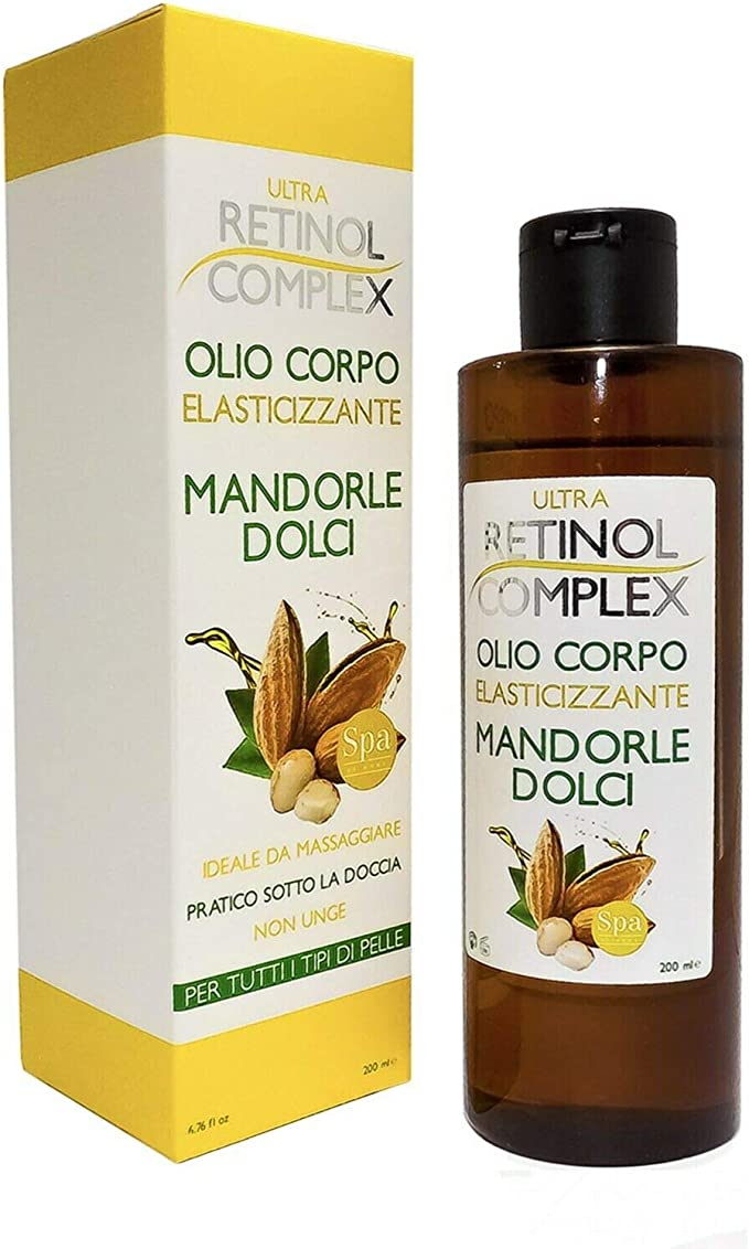 Immagine Retinol complex ultra olio corpo mandorle dolci 200 ml ideali per massaggi e cerette